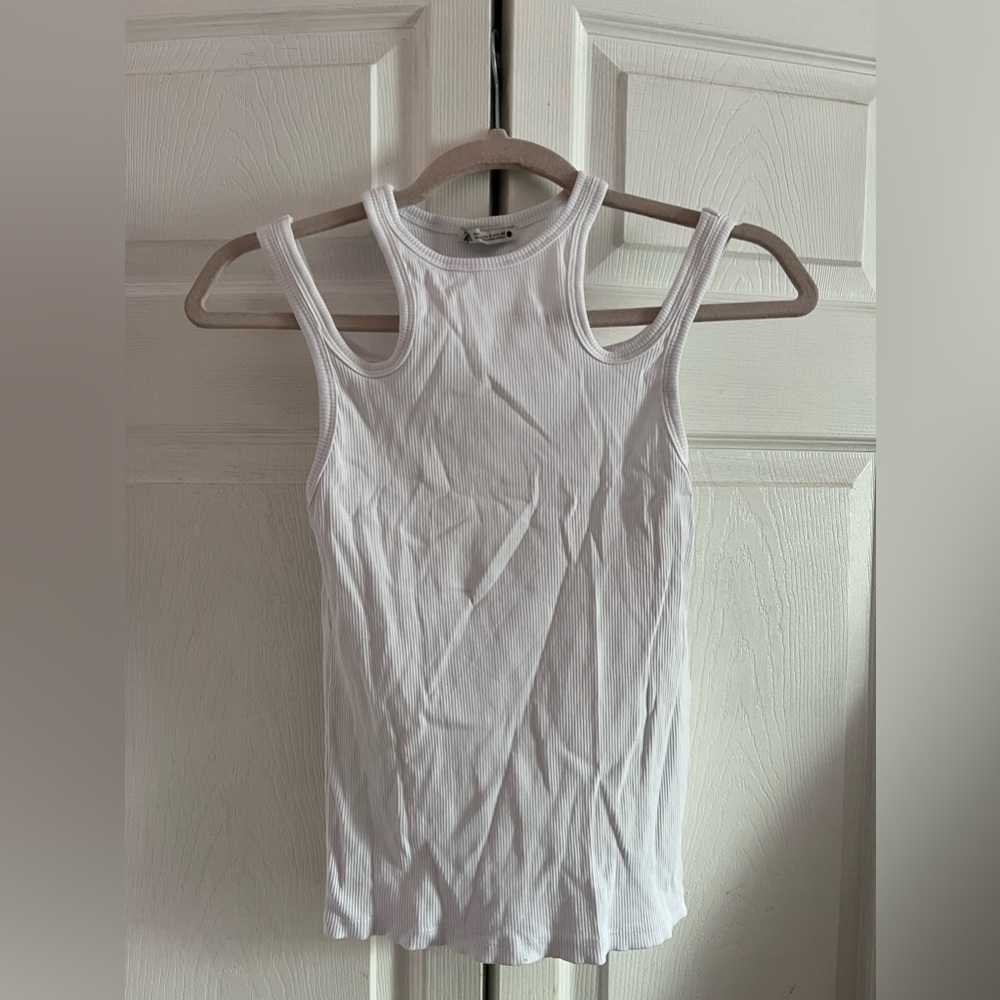 Zara split sleeve tank top